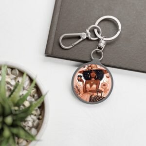 the traveling diva collection stylish keyring tag.