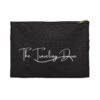 the traveling diva collection, makeup bag, personalized gift, travel lover, stylish storage. (white zipper, black zipper).