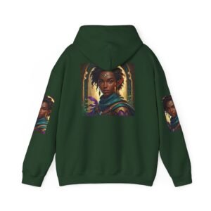 portrait hoodie — afrocentric fantasy art pullover