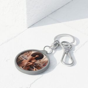 the traveling diva collection stylish keyring tag.