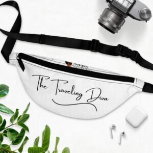 traveling diva fanny pack | chic travel accessory for adventurers, festival goers, fashion enthusiasts, gift for her, stylish storage