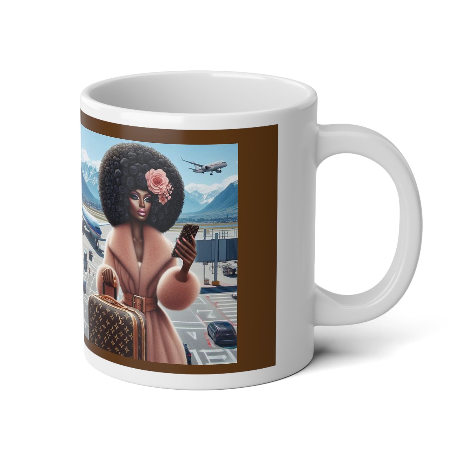 the traveling diva collection. color#643b13