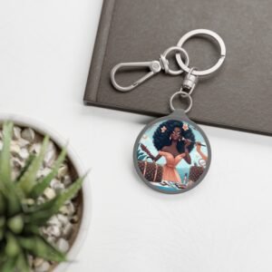 the traveling diva collection stylish keyring tag.