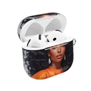 stylish airpod cases with chic design, unique gift for music lovers, trendy tech accessories, artist inspired gifts, airpods skin cover