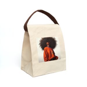 Alternative view of Stylish Canvas Lunch Bag, Eco-Friendly Lunch Tote, Perfect Gift for Foodies, Picnic Essential, Back to School