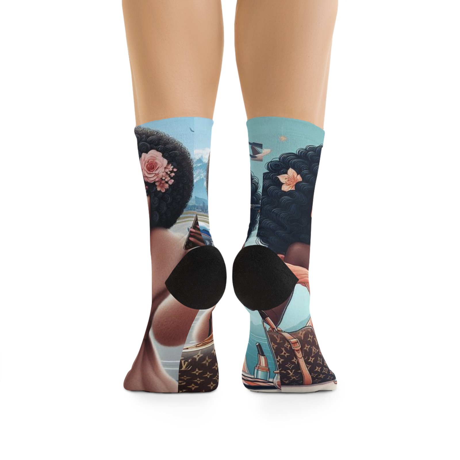 stylish recycled poly socks eco friendly fashion, unique gifts for her, comfortable dress socks, best for parties, everyday wear