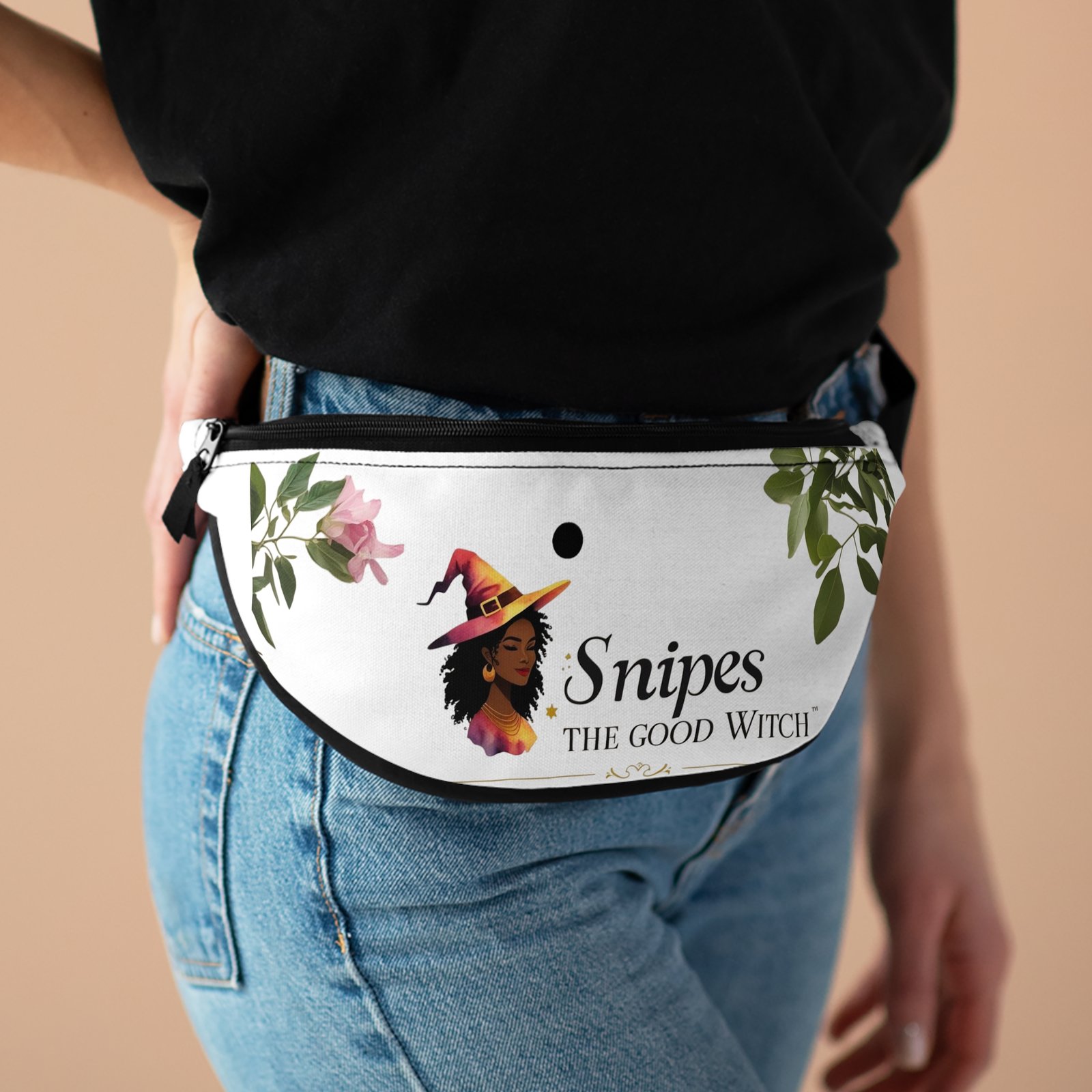enchanting fanny pack the good witch design, perfect for festivals, casual outings, gifts for nature lovers, witchy decor, everyday use