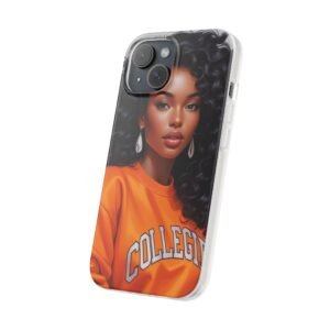 stylish flexi cases for iphone, trendy phone covers, college spirit protection, fashionable accessories, unique gifts for students