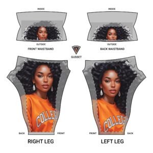 women's artistic yoga pants, trendy workout leggings, fashionable gym wear, stylish activewear for women, great for yoga and fitness