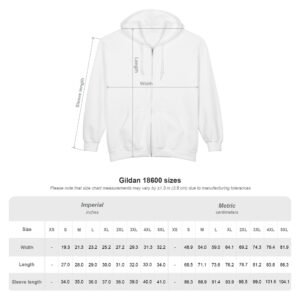 unisex heavy blend™ full zip hooded sweatshirt