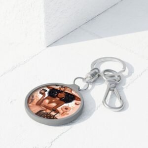the traveling diva collection stylish keyring tag.