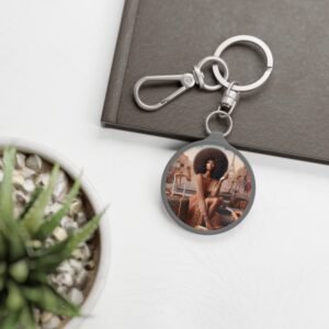 the traveling diva collection stylish keyring tag.
