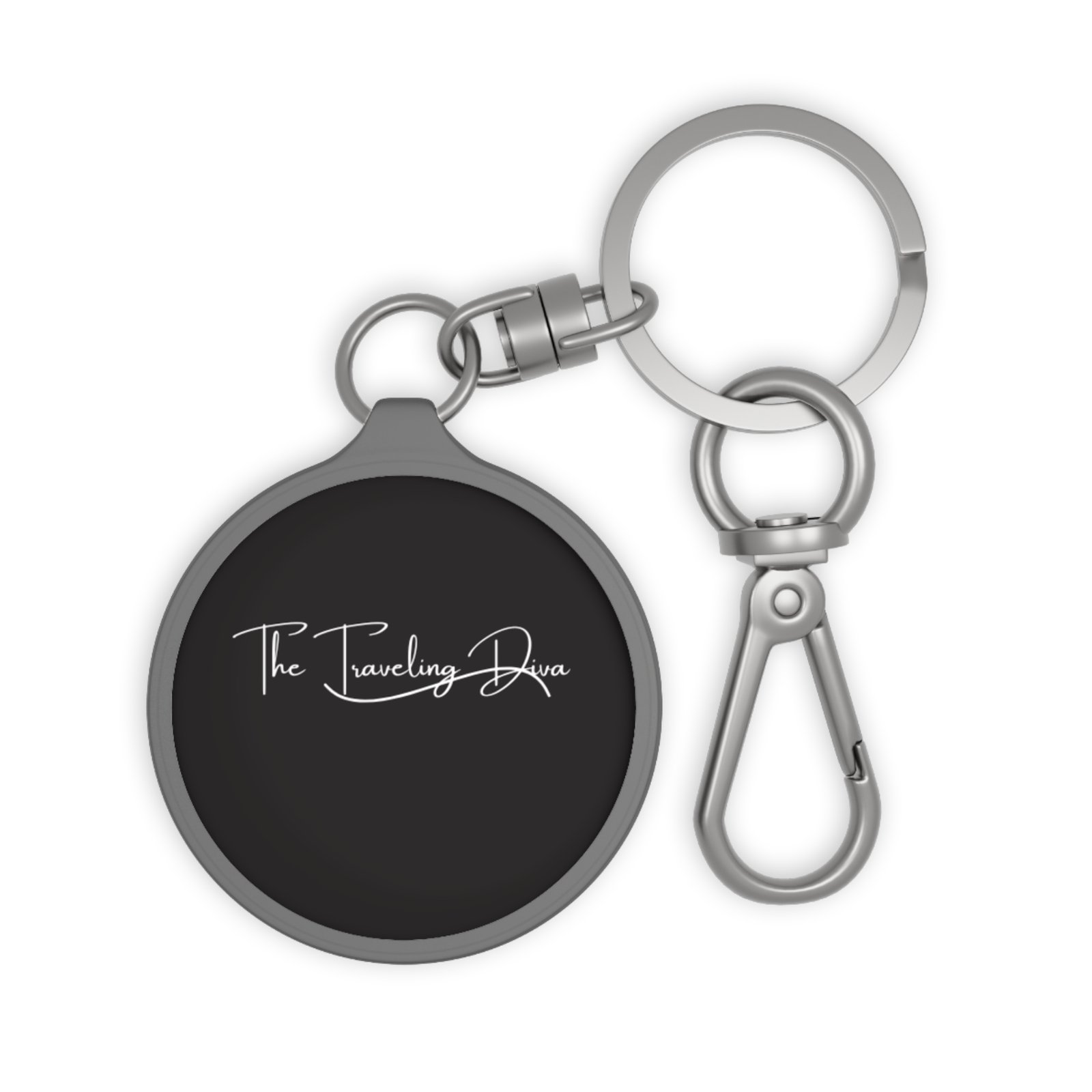 the traveling diva collection stylish keyring tag.