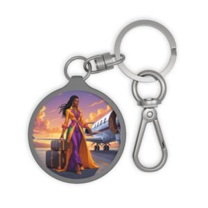the traveling diva collection stylish keyring tag.