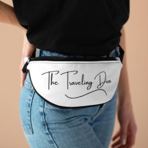 traveling diva fanny pack | chic travel accessory for adventurers, festival goers, fashion enthusiasts, gift for her, stylish storage