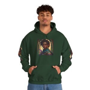 portrait hoodie — afrocentric fantasy art pullover