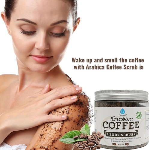 100% Natural Arabica Coffee Body Scrub 14 Oz - Image 3