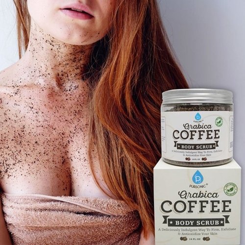 100% Natural Arabica Coffee Body Scrub 14 Oz - Image 4