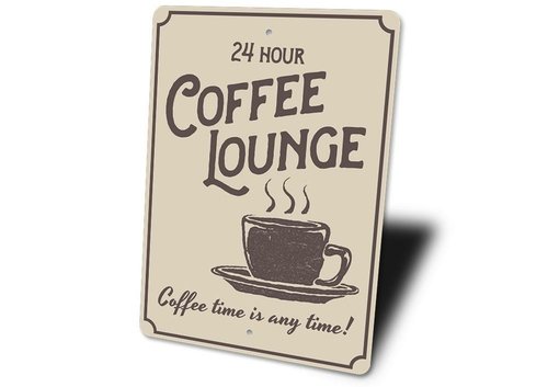 Coffee Lounge Sign - Image 3