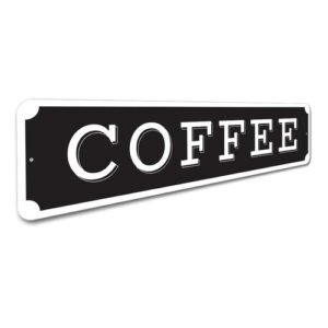 Alternative view of Coffee Sign