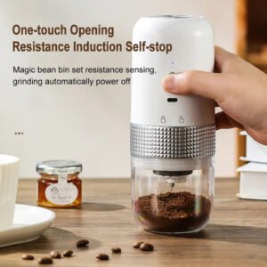 Alternative view of Electric Coffee Grinder Type C USB Charge Professional Ceramic