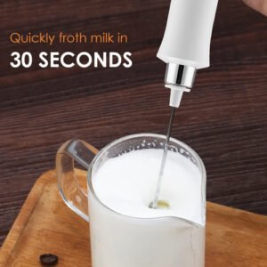 Alternative view of Milk Frother Electric Milk Foamer Coffee Mixer Blender USB Rechargable