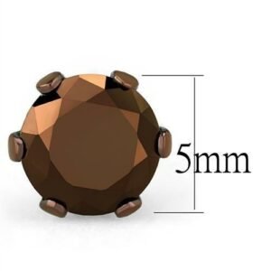 Alternative view of TK2586 - Two Tone IP Light Brown (IP Light coffee) Stainless Steel