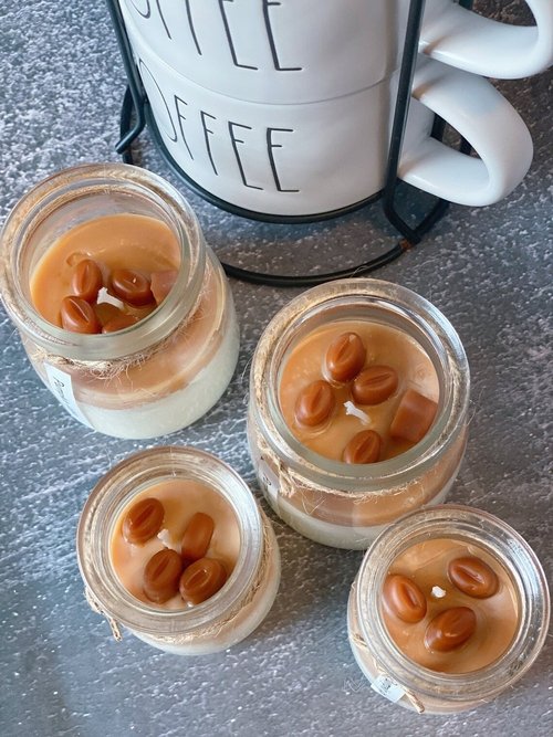 Coffee Candle in Glass Jar