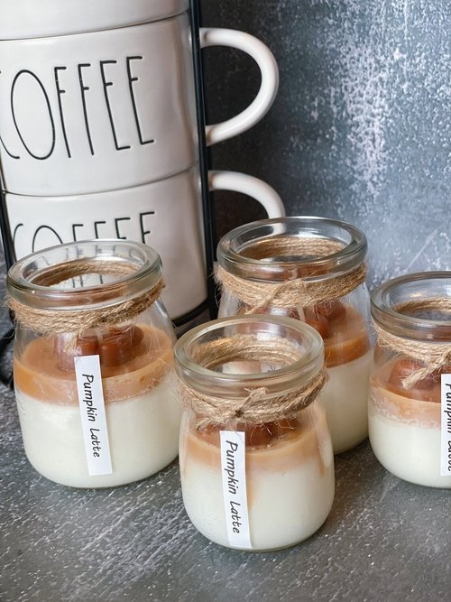 Coffee Candle in Glass Jar - Image 5
