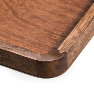 Alternative view of Acacia Wood Square Serving Tray  14" x 14"