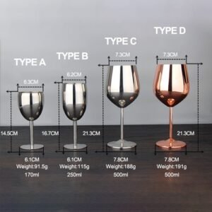 Alternative view of Stainless Steel Wine Glass