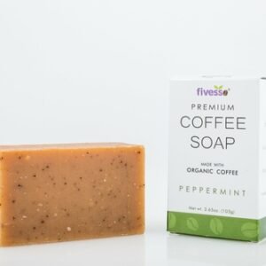 Peppermint - Premium Coffee Soap Bar