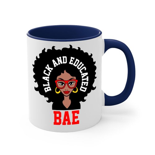 bae black and educated 267#- black words - phrases-Mug / Coffee Cup - Image 7