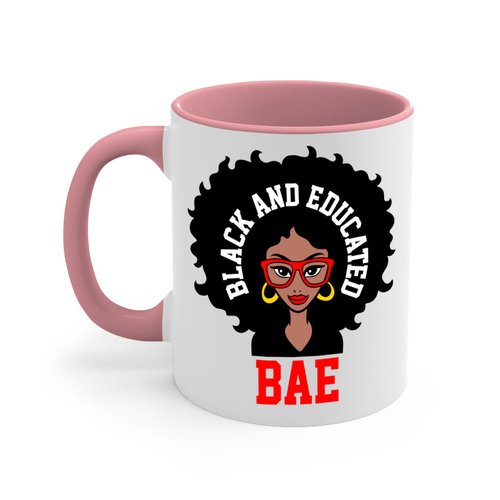 bae black and educated 267#- black words - phrases-Mug / Coffee Cup - Image 4