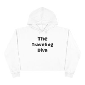 The Traveling Diva Crop Hoodie