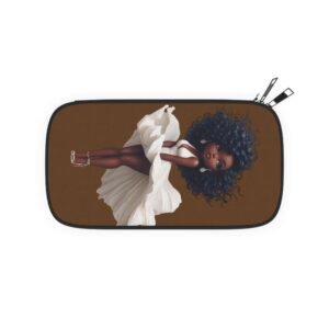 Alternative view of Passport Wallet — Curly Afro Girl in White Dress Travel Organizer