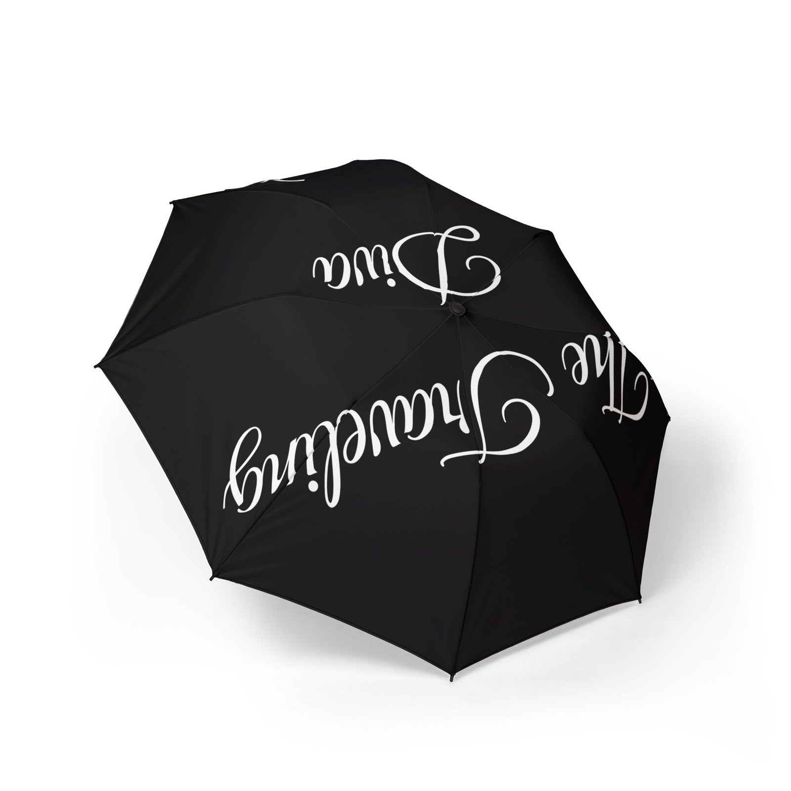 16388257033641793016_2048.jpeg Foldable Umbrella — 'The Answering Diva' Black Compact Umbrella